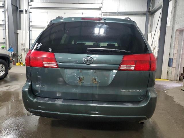 5TDZA22C94S060675 - 2004 TOYOTA SIENNA XLE GREEN photo 6