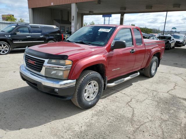 1GTDS196158282635 - 2005 GMC CANYON RED photo 1