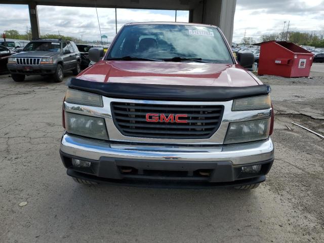 1GTDS196158282635 - 2005 GMC CANYON RED photo 5