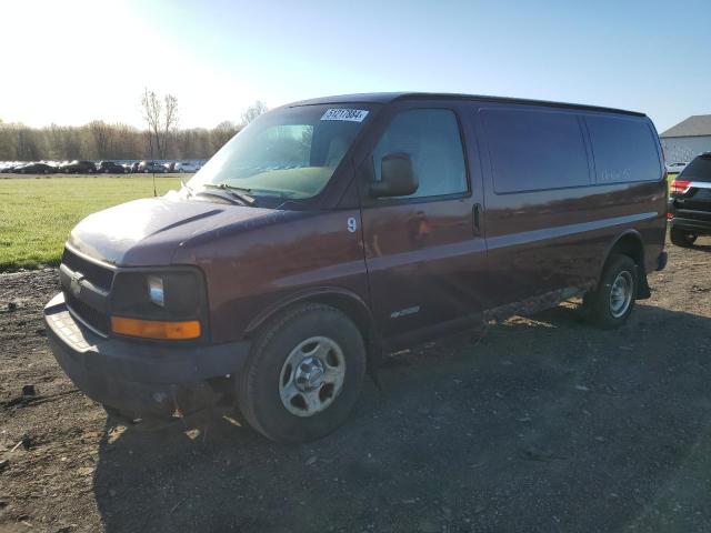 1GCFG25T231196459 - 2003 CHEVROLET EXPRESS G2 BURGUNDY photo 1