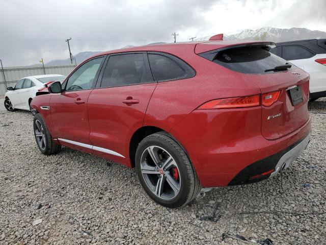 SADCM2FV5KA392572 - 2019 JAGUAR F-PACE S RED photo 2