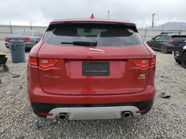 SADCM2FV5KA392572 - 2019 JAGUAR F-PACE S RED photo 6