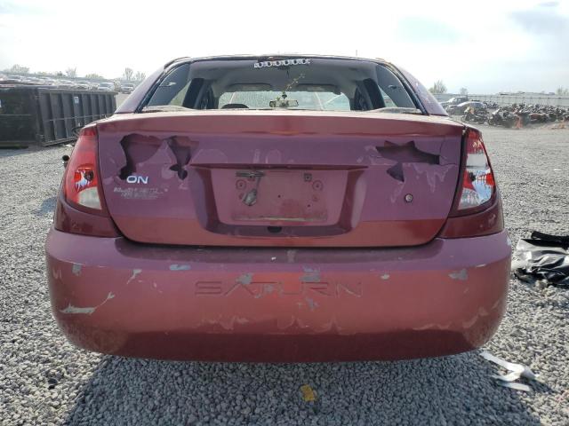 1G8AJ52F15Z131502 - 2005 SATURN ION LEVEL 2 RED photo 6