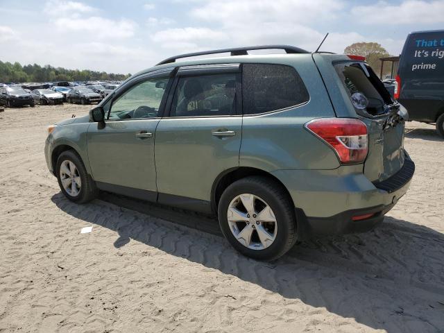 JF2SJADC8FH832293 - 2015 SUBARU FORESTER 2.5I PREMIUM GREEN photo 2