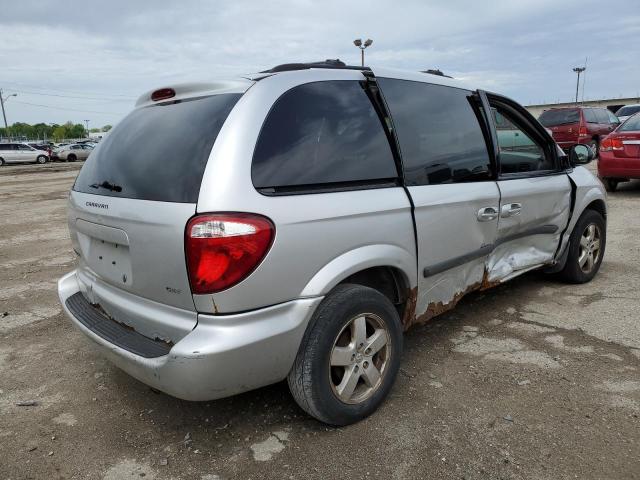 1D4GP45R56B656039 - 2006 DODGE CARAVAN SXT SILVER photo 3