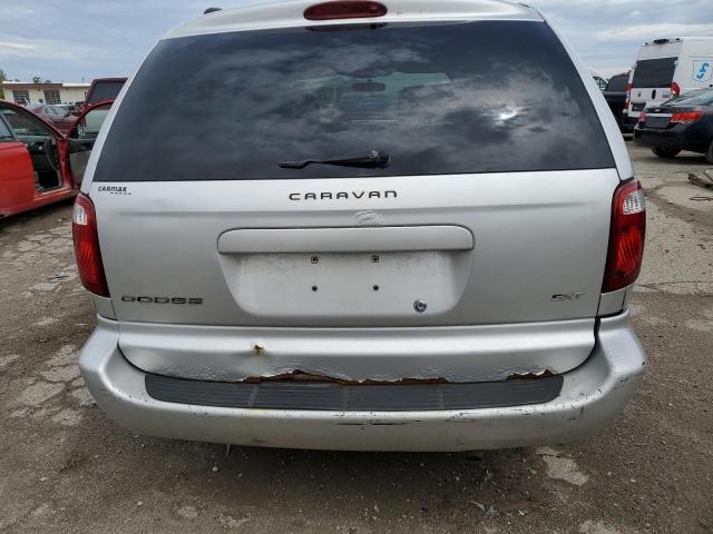 1D4GP45R56B656039 - 2006 DODGE CARAVAN SXT SILVER photo 6