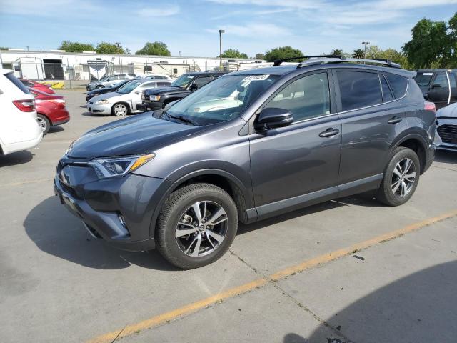 JTMWFREV9JD128863 - 2018 TOYOTA RAV4 ADVENTURE GRAY photo 1