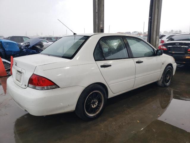 JA3AJ26E86U053058 - 2006 MITSUBISHI LANCER ES WHITE photo 3