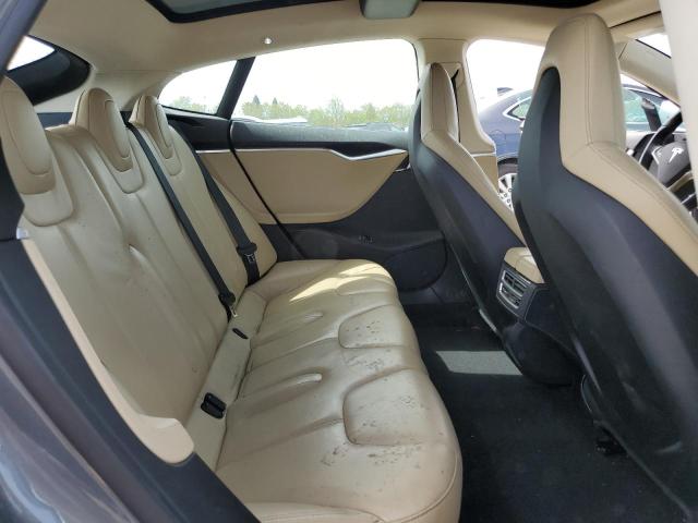 5YJSA1H14EFP33475 - 2014 TESLA MODEL S ვერცხლისფერი ფოტო 10