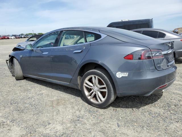 5YJSA1H14EFP33475 - 2014 TESLA MODEL S SILVER photo 2