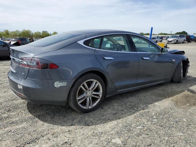 5YJSA1H14EFP33475 - 2014 TESLA MODEL S SILVER photo 3