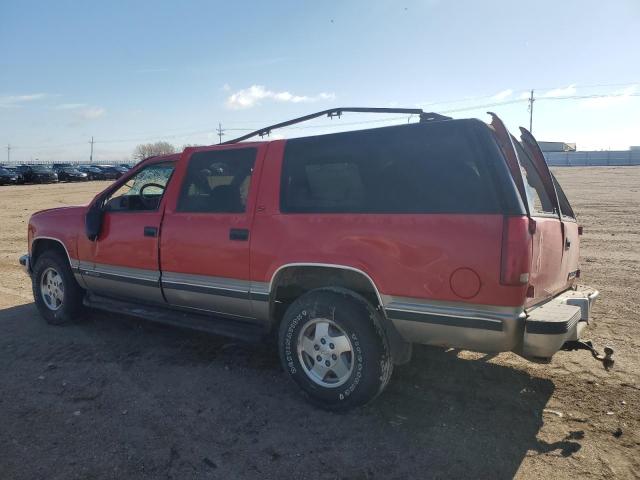 1GNFK16R1XJ377867 - 1999 CHEVROLET SUBURBAN K1500 RED photo 2