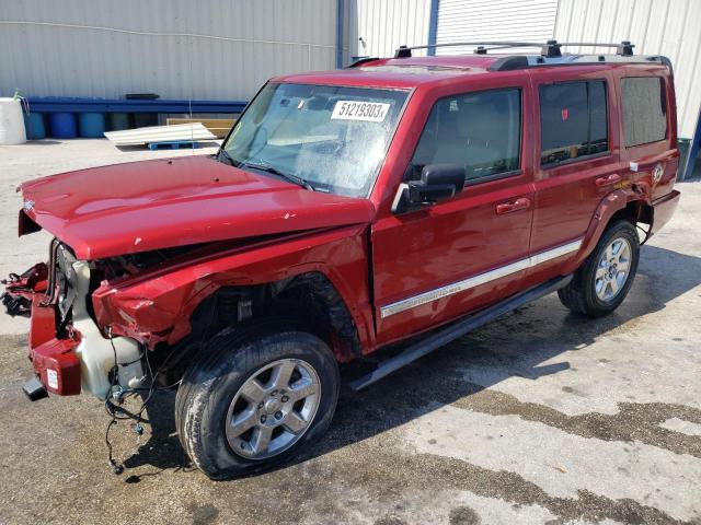 1J8HH58NX6C247941 - 2006 JEEP COMMANDER LIMITED RED photo 1