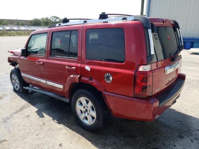 1J8HH58NX6C247941 - 2006 JEEP COMMANDER LIMITED RED photo 2