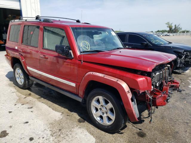 1J8HH58NX6C247941 - 2006 JEEP COMMANDER LIMITED RED photo 4