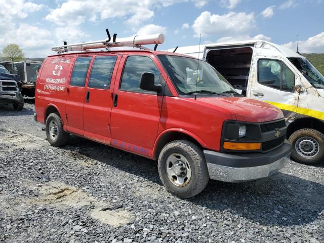 1GCWGFCAXC1179109 - 2012 CHEVROLET EXPRESS G2 RED photo 4