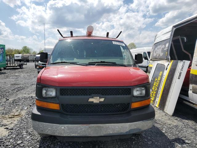 1GCWGFCAXC1179109 - 2012 CHEVROLET EXPRESS G2 RED photo 5