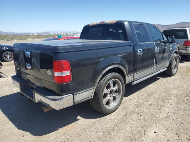 1FTPW12576KC67368 - 2006 FORD F150 SUPERCREW BLACK photo 3