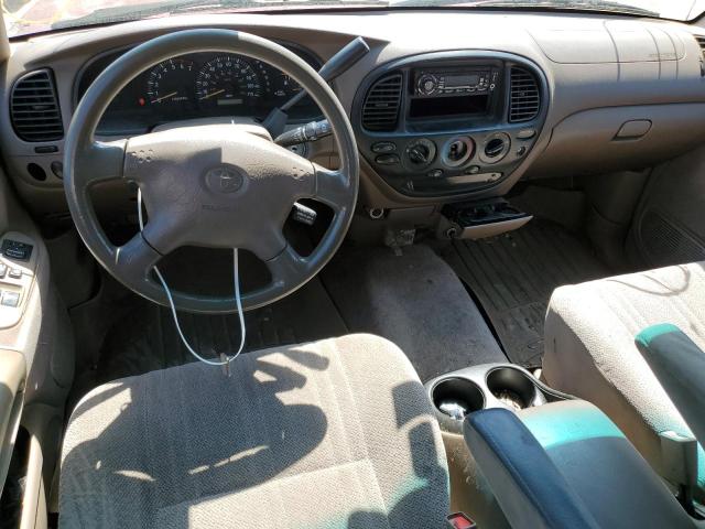 5TBRT341X2S285172 - 2002 TOYOTA TUNDRA ACCESS CAB წითელი ფოტო 8