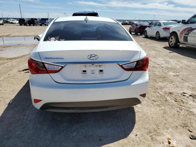 5NPEB4ACXEH939294 - 2014 HYUNDAI SONATA GLS WHITE photo 6