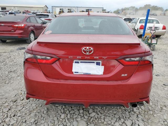 4T1G11AK4PU156154 - 2023 TOYOTA CAMRY SE NIGHT SHADE RED photo 6