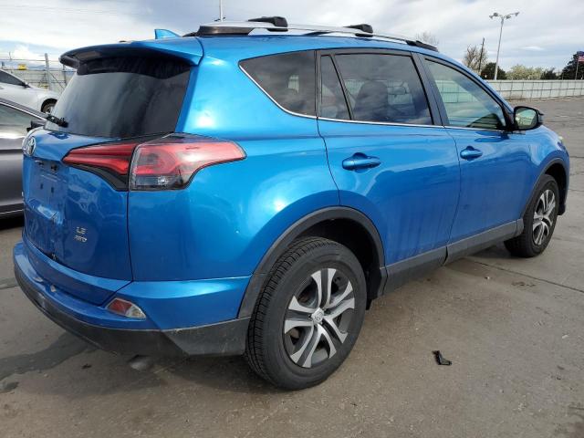 JTMBFREV5GJ070601 - 2016 TOYOTA RAV4 LE BLUE photo 3