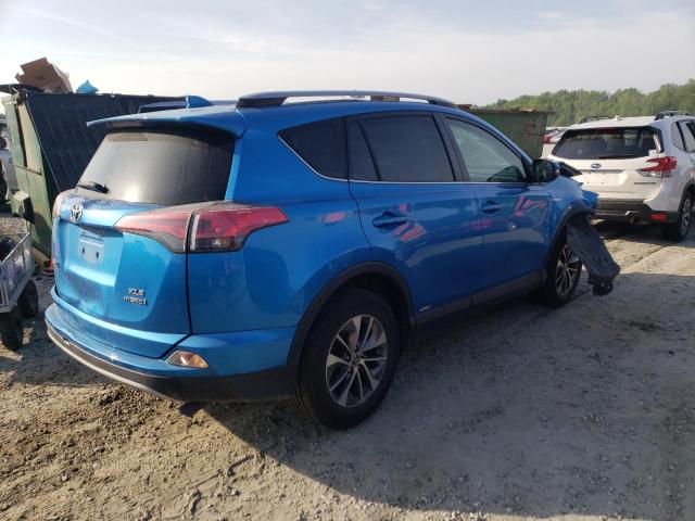 JTMRJREVXHD082000 - 2017 TOYOTA RAV4 HV LE BLUE photo 3