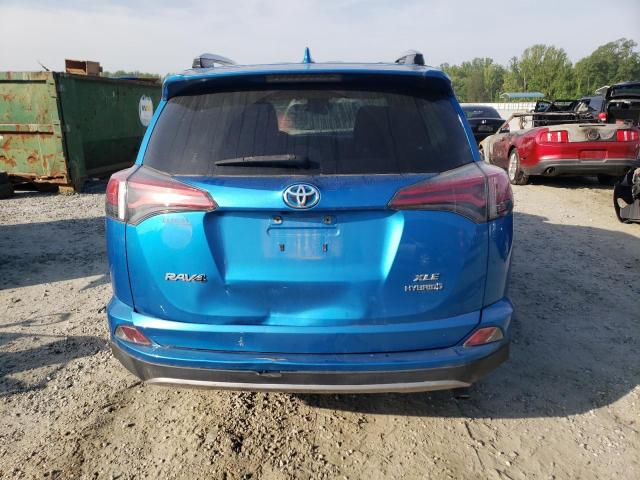 JTMRJREVXHD082000 - 2017 TOYOTA RAV4 HV LE BLUE photo 6