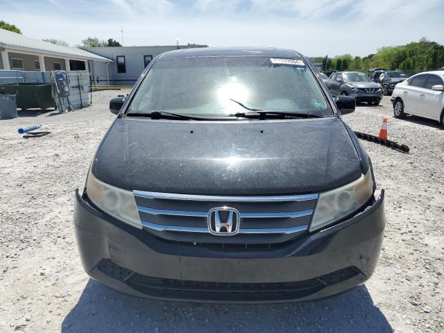 5FNRL5H61BB018564 - 2011 HONDA ODYSSEY EXL BLACK photo 5