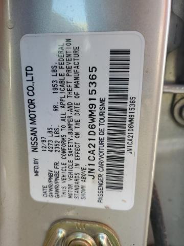 JN1CA21D6WM915365 - 1998 NISSAN MAXIMA GLE GOLD photo 12