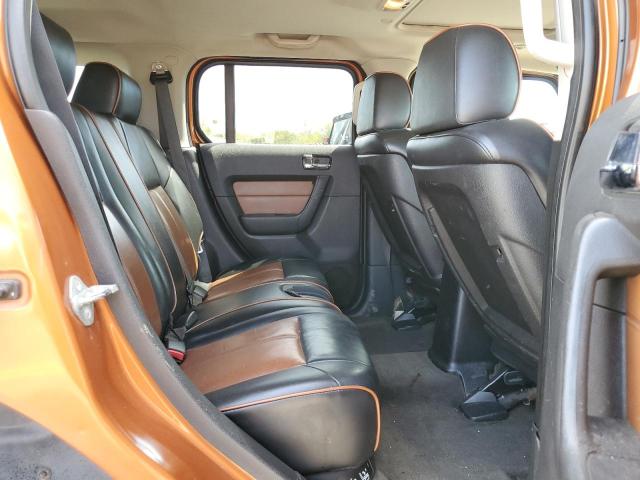 5GTDN13E178246625 - 2007 HUMMER H3 ORANGE photo 10