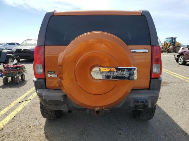 5GTDN13E178246625 - 2007 HUMMER H3 ORANGE photo 6