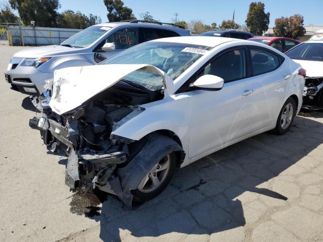 5NPDH4AE3FH552924 - 2015 HYUNDAI ELANTRA SE WHITE photo 1