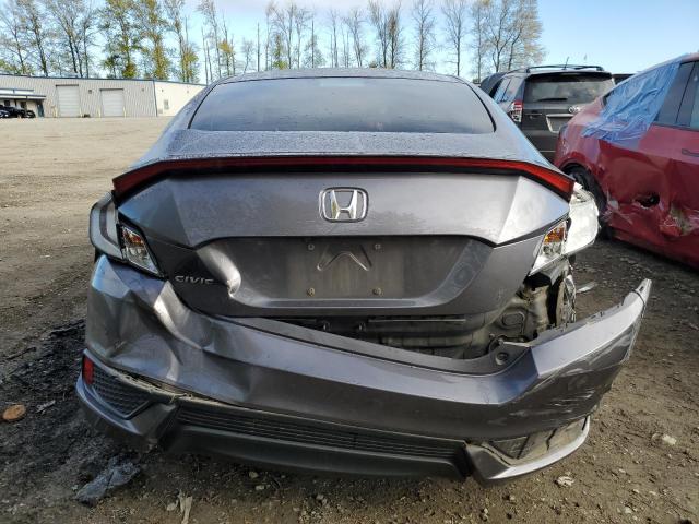 2HGFC4B62KH305610 - 2019 HONDA CIVIC LX GRAY photo 6