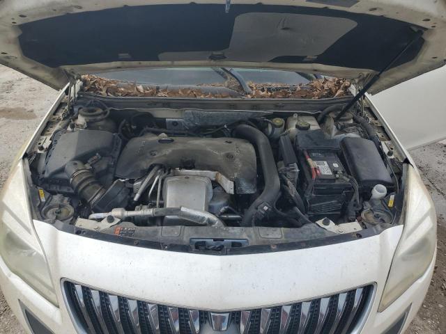 2G4GT5GX5E9210818 - 2014 BUICK REGAL GS WHITE photo 11