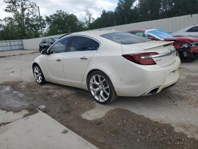 2G4GT5GX5E9210818 - 2014 BUICK REGAL GS WHITE photo 2