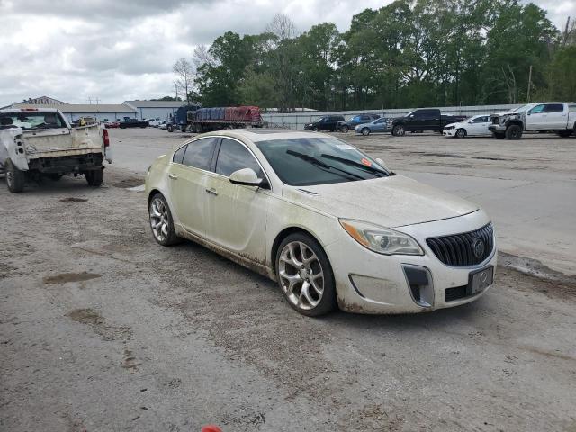 2G4GT5GX5E9210818 - 2014 BUICK REGAL GS WHITE photo 4