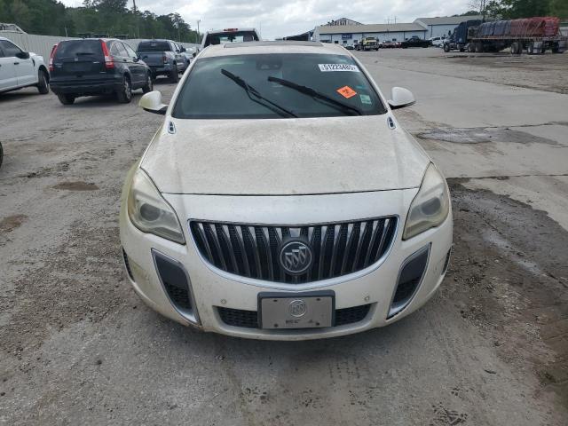 2G4GT5GX5E9210818 - 2014 BUICK REGAL GS WHITE photo 5