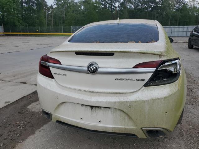 2G4GT5GX5E9210818 - 2014 BUICK REGAL GS WHITE photo 6