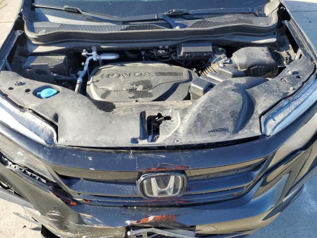 5FNYF6H26MB040102 - 2021 HONDA PILOT SE BLACK photo 12