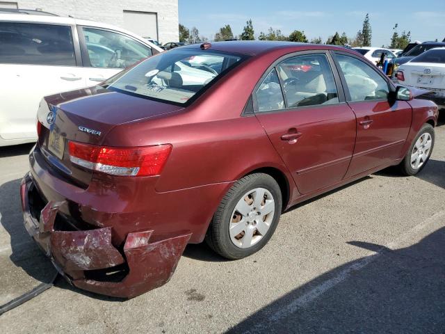 5NPET46C97H255930 - 2007 HYUNDAI SONATA GLS BURGUNDY photo 3