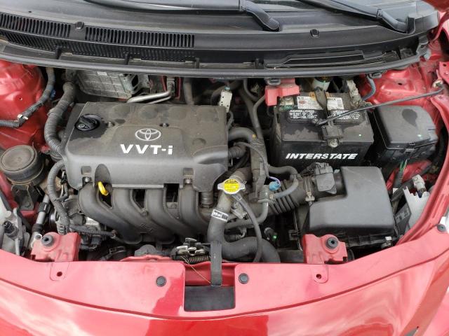 JTDBT923671139906 - 2007 TOYOTA YARIS RED photo 11