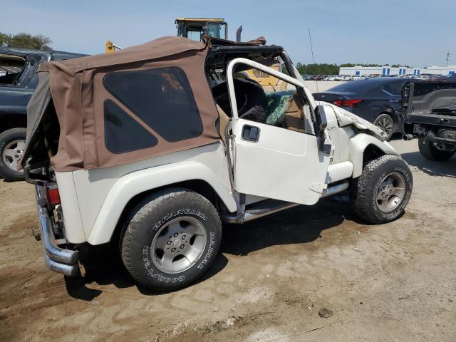 1J4FA59S31P327634 - 2001 JEEP WRANGLER / SAHARA WHITE photo 3