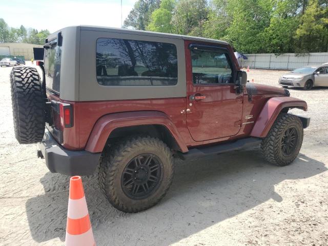 1J4AA5D19AL133223 - 2010 JEEP WRANGLER SAHARA BURGUNDY photo 3