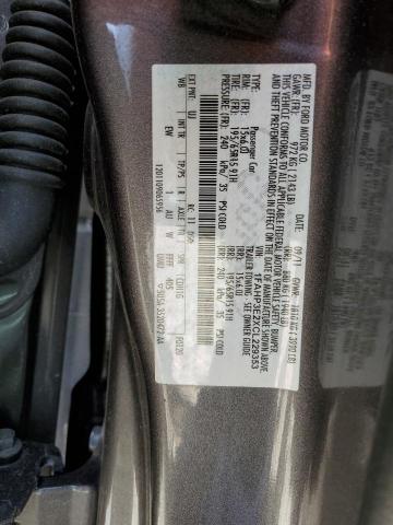 1FAHP3E2XCL229353 - 2012 FORD FOCUS S CHARCOAL photo 12