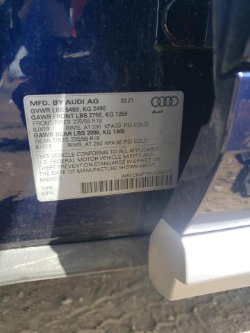WA1CAAFY3M2056077 - 2021 AUDI Q5 PRESTIGE 蓝色 照片 14