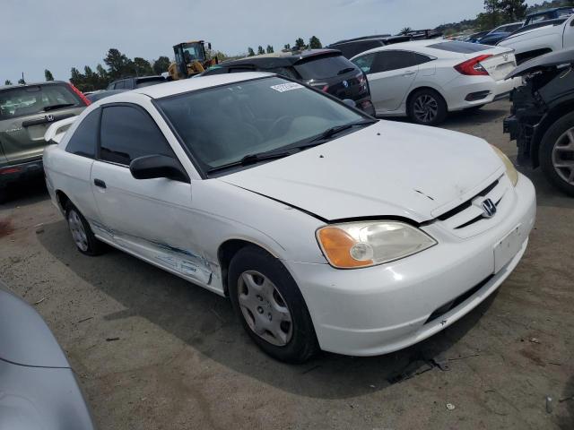 1HGEM22541L015990 - 2001 HONDA CIVIC LX WHITE photo 4