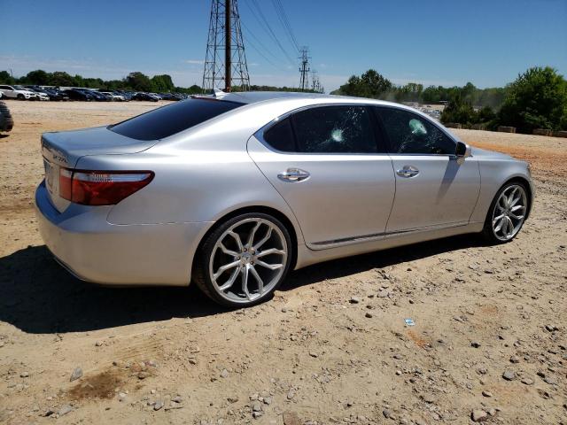 JTHGL46F585029077 - 2008 LEXUS LS 460L SILVER photo 3