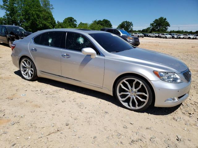 JTHGL46F585029077 - 2008 LEXUS LS 460L SILVER photo 4