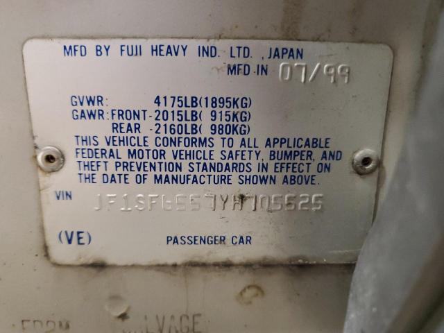 JF1SF6557YH705525 - 2000 SUBARU FORESTER S 银色 照片 12